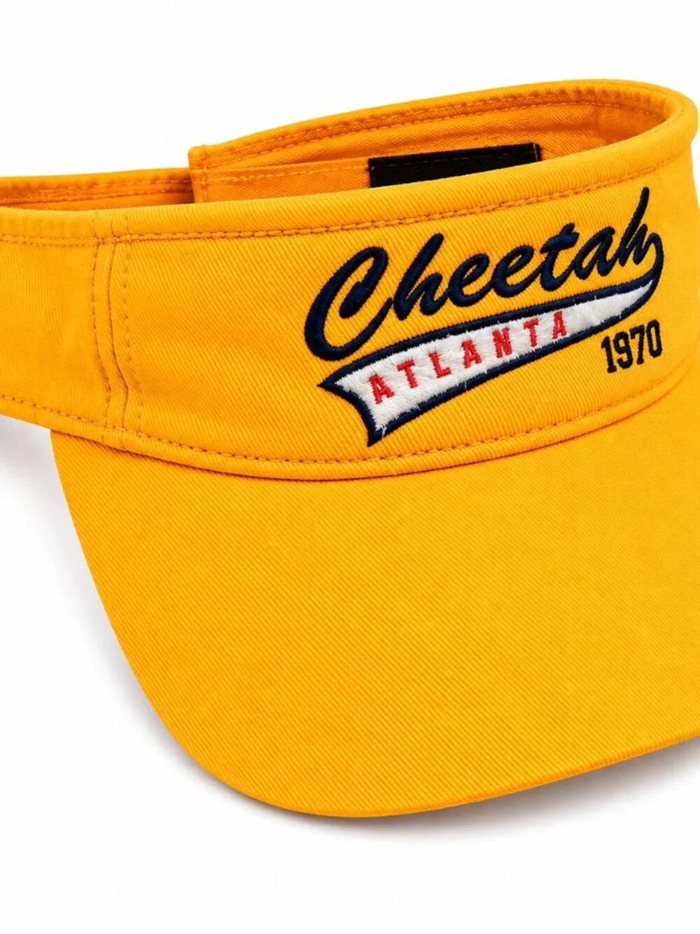 Vintage Cheetah Club Sun Visor